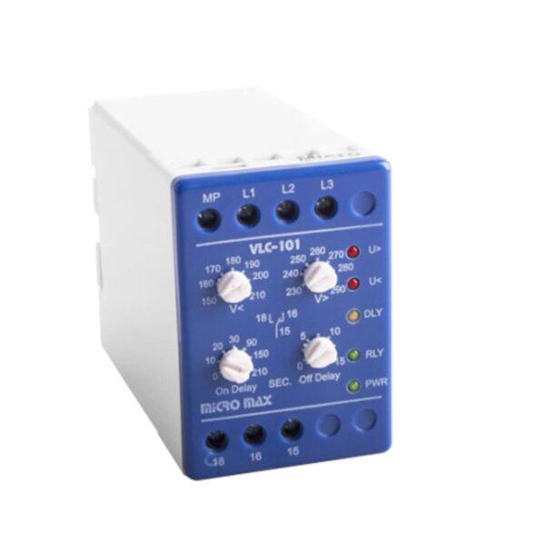رله کنترل ولتاژ سه فاز و تکفاز (VLC-101X) میکرو ( Micro MAX )